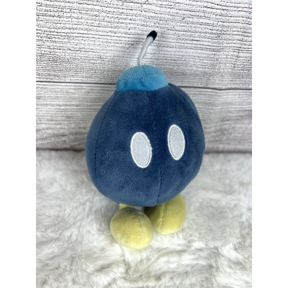 Super Mario Bros 7" Bob-omb Blue Stuffed Animal Plush Doll Toy Collectible